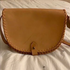 Madewell The Whipstitch Saddlebag Crossbody Purse